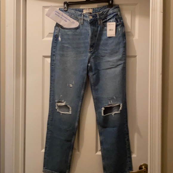 BNWT Free People Fast Times High-Rise Jeans sz 28 - Picture 1 of 4